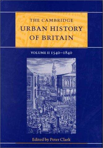 The Cambridge Urban History of Britain