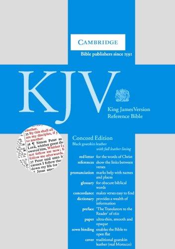 KJV Concord Reference Bible (Black Goatskin)