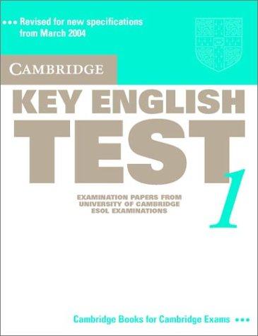 Cambridge Key English Test 1 Student's Book