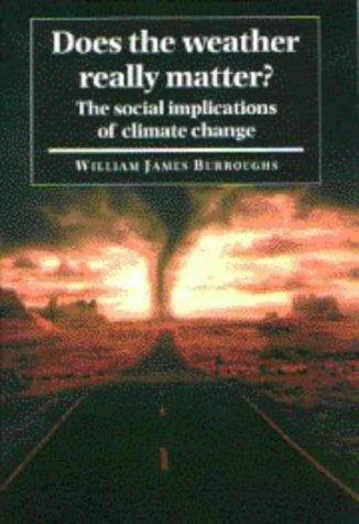Does the weather really matter?