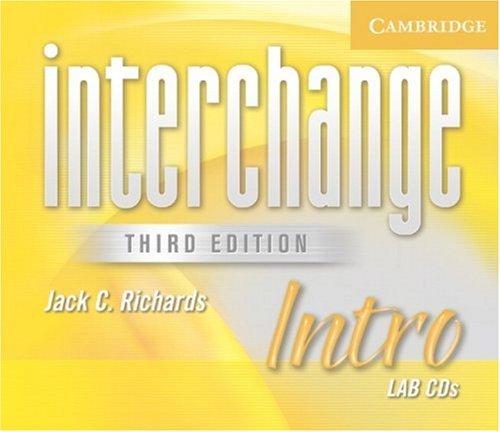 Interchange Intro Lab Audio CDs