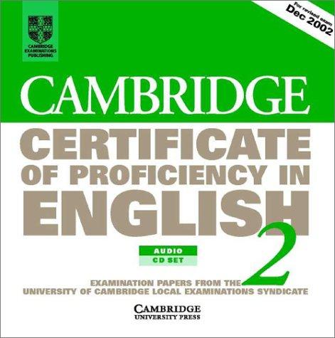 Cambridge Certificate of Proficiency in English 2 Audio CD Set