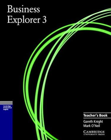 Business Explorer 3 Teacher's Book