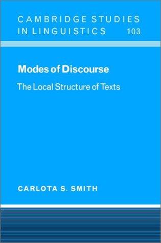 Modes of discourse