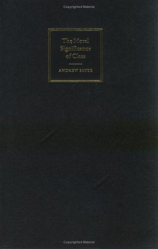 The Moral Significance of Class (Secondary Course)