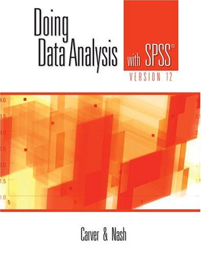 Doing data analysis with SPSS version 12.0