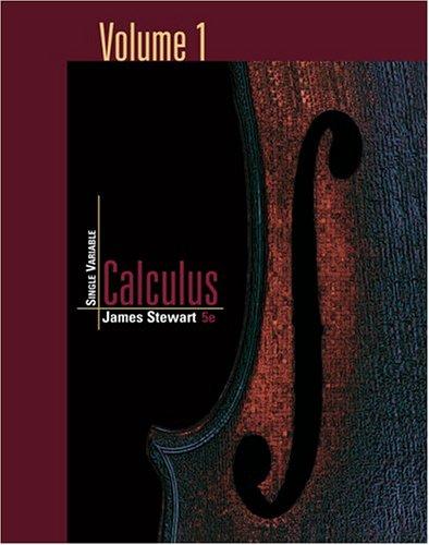 Single Variable Calculus, Volume 1