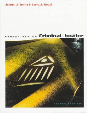 Essentials of criminal justice