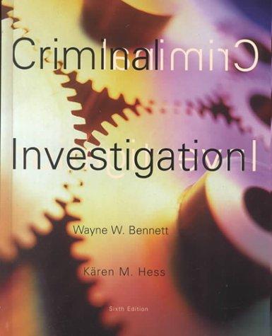 Criminal Investigation (Non-InfoTrac Version)