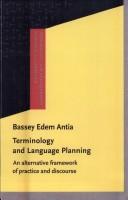 Terminology and language planning