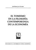El tomismo en la filosofía contemporánea de la economía
