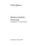 Mörikes heimliche Modernität