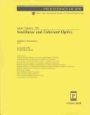 Nonlinear and coherent optics
