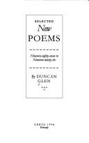 Selected new poems