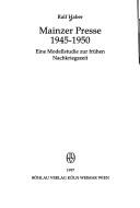 Mainzer Presse, 1945-1950