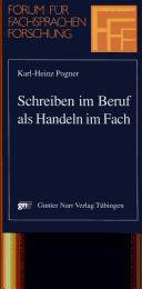 Schreiben im Beruf als Handeln im Fach