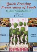 Quick freezing preservation of foods