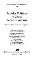 Partidos políticos y crisis de la democracia