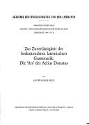 Zur Zuverlässigkeit der bedeutendsten lateinischen Grammatik
