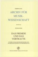 Das Fremde und das Vertraute