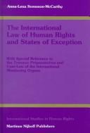 The international law of human rights and states of exception