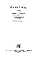 Sonnets & songs (1880)