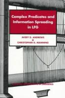 Complex predicates and information spreading in LFG