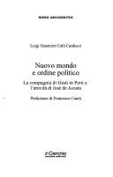 Nuovo mondo e ordine politico
