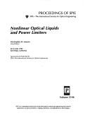 Nonlinear optical liquids and power limiters