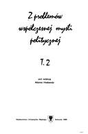 Z problemów współczesnej myśli politycznej
