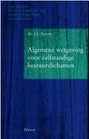Algemene wetgeving voor zelfstandige bestuurslichamen