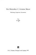 Der Historiker C. Licinius Macer