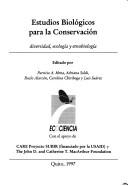 Estudios biológicos para la conservación