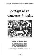 Antiquité et nouveaux mondes