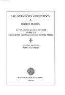 Los sermones atribuidos a Pedro Marín