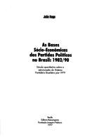 As bases sócio-econômicas dos partidos políticos no Brasil, 1982/90