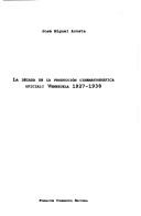 La década de la producción cinematográfica oficial : Venezuela, 1927-1938