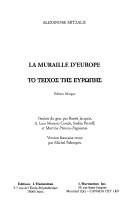 La muraille d'Europe =