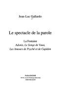 Le spectacle de la parole