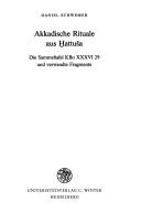 Akkadische Rituale aus Ḫattus̆a