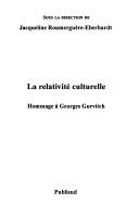La Relativité culturelle