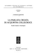 La parlata croata di Acquaviva Collecroce