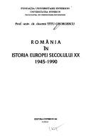România în istoria Europei secolului XX