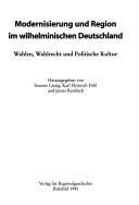 Modernisierung und Region im wilhelminischen Deutschland