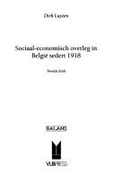 Sociaal-economisch overleg in België sedert 1918