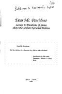 Dear Mr. President