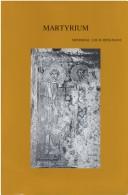 Martyrium in multidisciplinary perspective