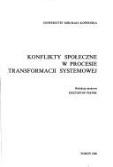 Konflikty społeczne w procesie transformacji systemowej