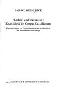 'Lesbia' und 'Juventius'