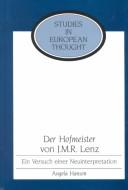 Der Hofmeister von J.M.R. Lenz